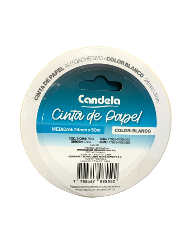 Cinta de Papel 24mm x 50m